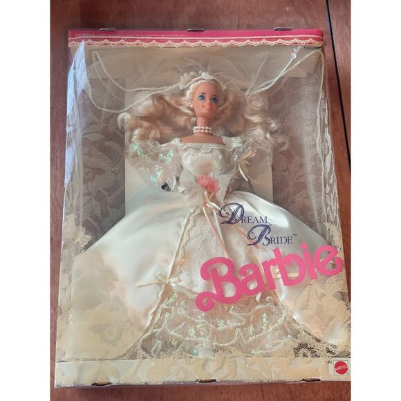 Barbie Dream Bride Barbie Doll Wedding Romance in Satin Lace 1991 Mattel 16233 - Picture 3 of 12